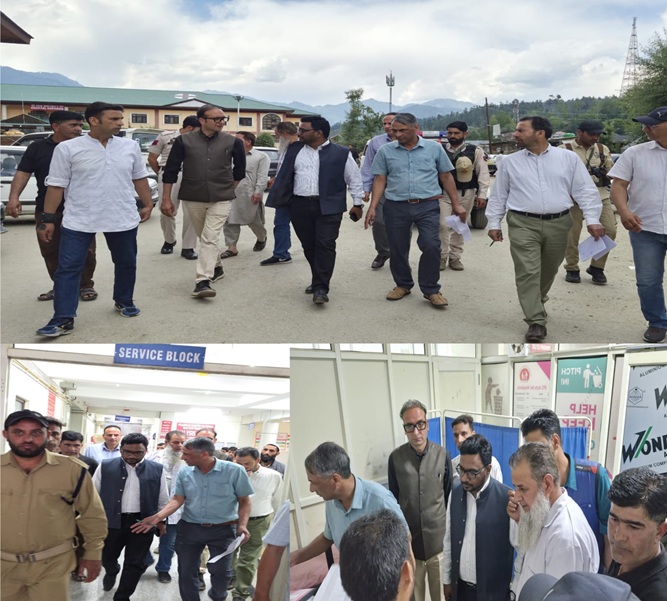 'DC Kupwara conducts surprise Inspection of SDH: Takes stock of healthcare services'